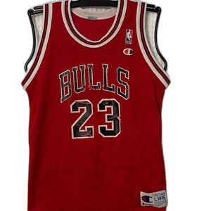 Champion Chicago Bulls Jordan Jersey see blemishes in pictures